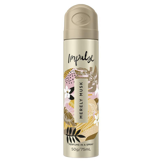 Impulse Merely Musk Women's Aerosol Body Spray Deodorant 75ml