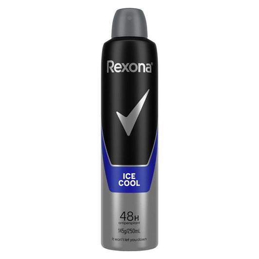 Rexona Men Antiperspirant Deodorant Ice Cool 250ml - 48-Hour Protection