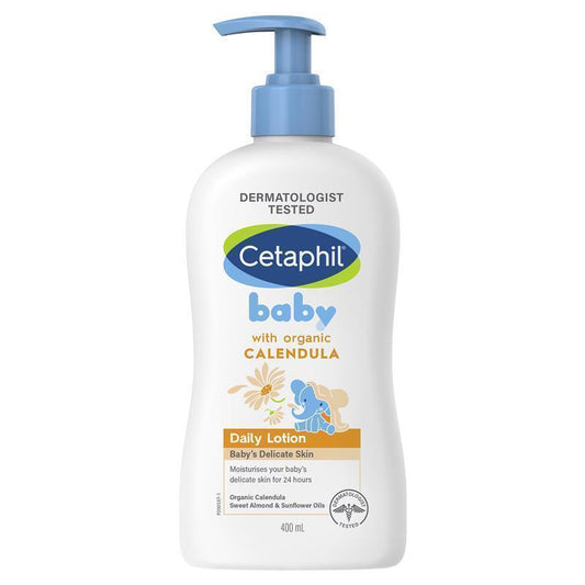 Cetaphil Baby Calendula Daily Lotion 400ml - 24-Hour Moisture