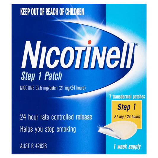 Nicotinell Patch 21mg 7 Patches - Steady Nicotine Relief-Auzzi Store