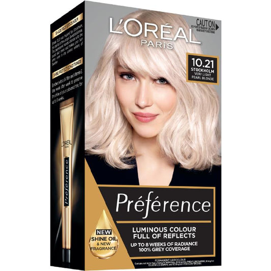 L'Oreal Paris Preference Stockholm 10.21 - Very Very Light Pearl Blonde - Auzzistore