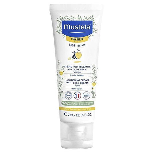Mustela Nourishing Face Cream for Dry Skin 40ml - Ultimate Hydration for Infants-Auzzi Store