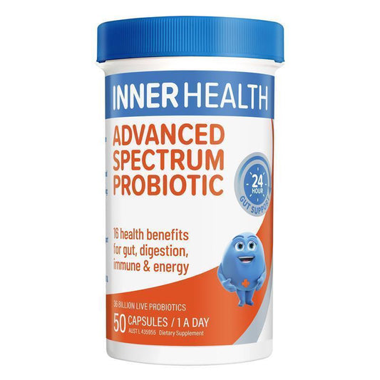 Inner Health Advanced Spectrum Probiotic - 50 Capsules