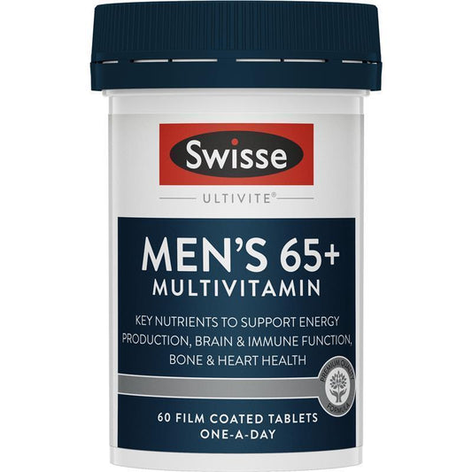 Swisse Ultivite Men’s 65+ Multivitamin - 60 Tablets