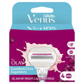 Gillette Venus Comfort Glide Sugarberry 5-Blade Razor Refills - 4 Blades