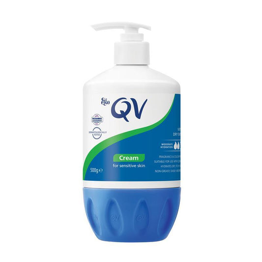 QV Moisturising Cream 500G Pump Pack - Intensive Care for Dry Skin-Auzzi Store