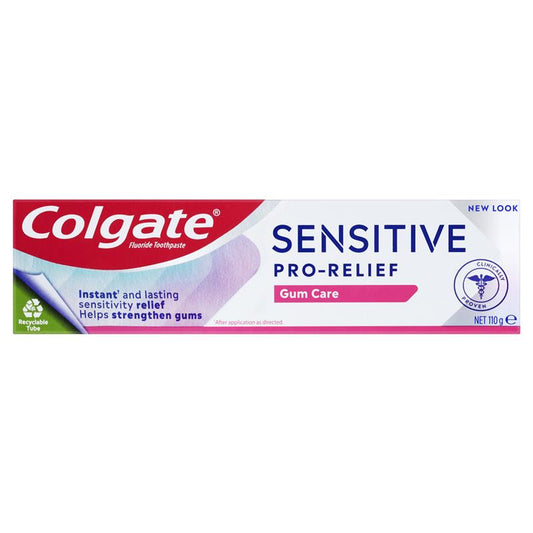 Colgate Sensitive Pro Relief Gum Care Toothpaste 110g - Gentle Care for Sensitive Teeth – view 2 - Auzzistore