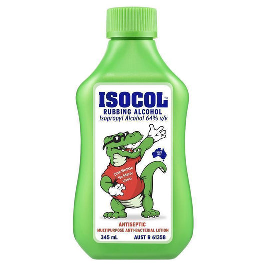 Isocol Rubbing Alcohol 345ml - Antiseptic and Cleanser-Auzzi Store