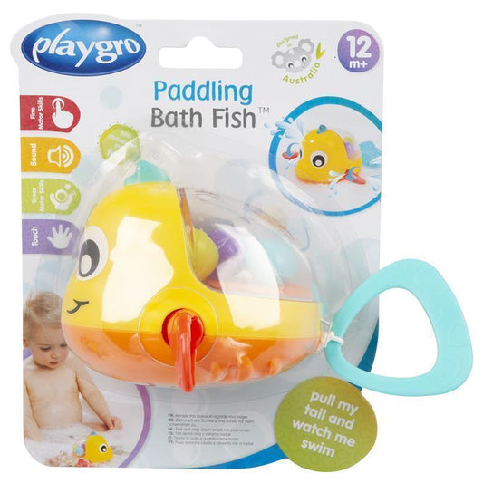 Playgro Paddling Bath Fish - Fun Bath Time Toy for Toddlers