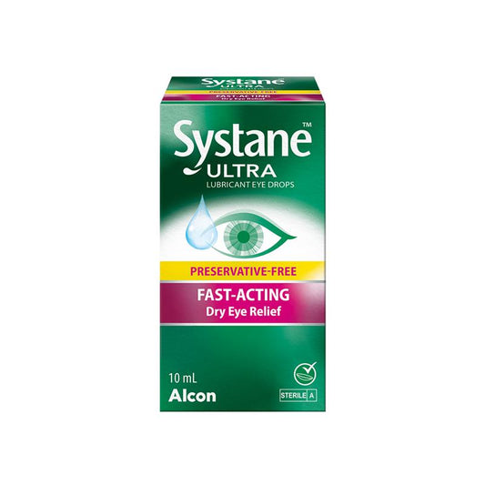 Systane Ultra Preservative-Free Lubricant Eye Drops 10ml - Fast Relief for Dry Eyes – view 2