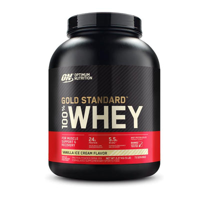 Optimum Nutrition Gold Standard 100% Whey Protein - Vanilla Ice Cream 2.27kg