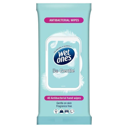 Wet Ones Be Gentle Hand Wipes - 40 Count-Auzzi Store