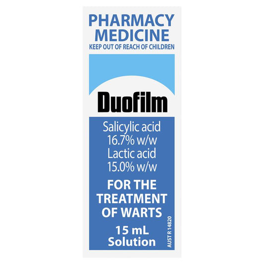 Duofilm Wart Solution 15ml - Effective Wart Treatment-Auzzi Store