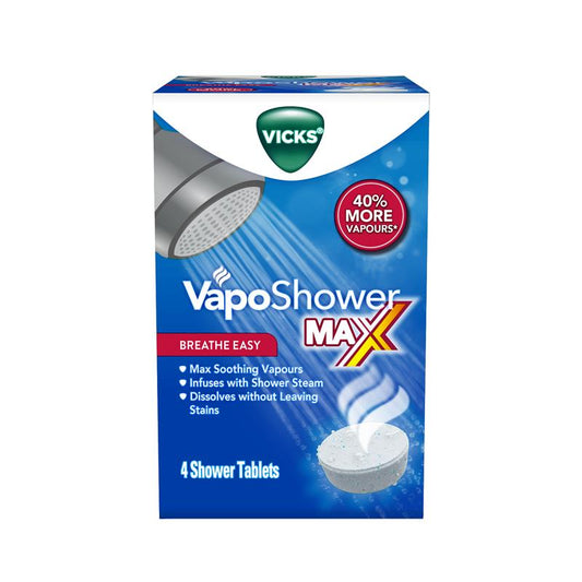 Vicks VapoShower Max - 4 Pack Shower Tablets for Soothing Vapours