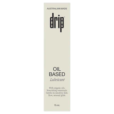Drip Organic Oil-Based Lubricant 75ml – Silk Coconut & Hemp Oil for Smooth Massage