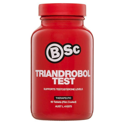BSc Triandrobol Test Alpha Series - 60 Tablets Natural Testosterone Booster