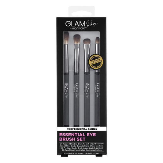 Glam By Manicare Pro Essential Eye Brush Set - Must-Have Tools