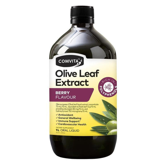 Comvita Olive Leaf Extract Mixed Berry 1L – Antioxidant & Immune Support