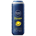 NIVEA MEN Power Refresh 3-IN-1 Shower Gel Body Wash 500ml