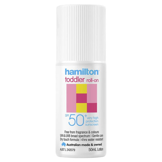 Hamilton Sun SPF 50+ Toddler Roll-On - 50ml - Auzzi Store