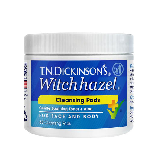 Witch Hazel Face Wipes 60 Count - Refreshing Cleansing Pads-Auzzi Store