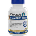 Caruso's Vitamin D3 1000IU - 250 Capsules for Bone and Muscle Health