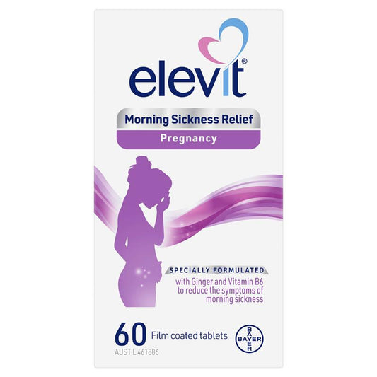 Elevit Morning Sickness Relief - 60 Tablets for Pregnancy