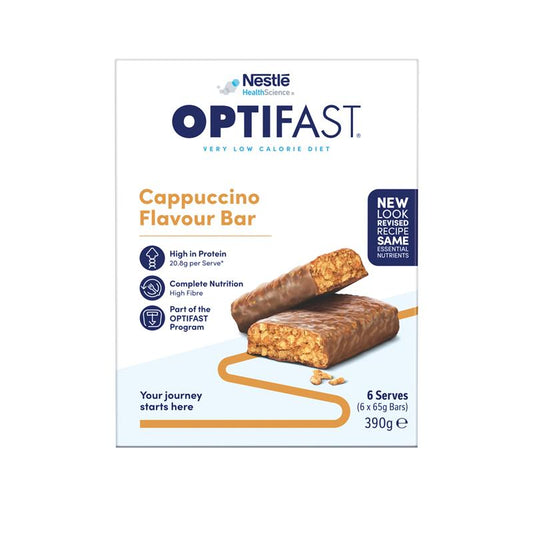 Optifast VLCD Bars - Cappuccino Flavour (Pack of 6 x 65g) – view 2