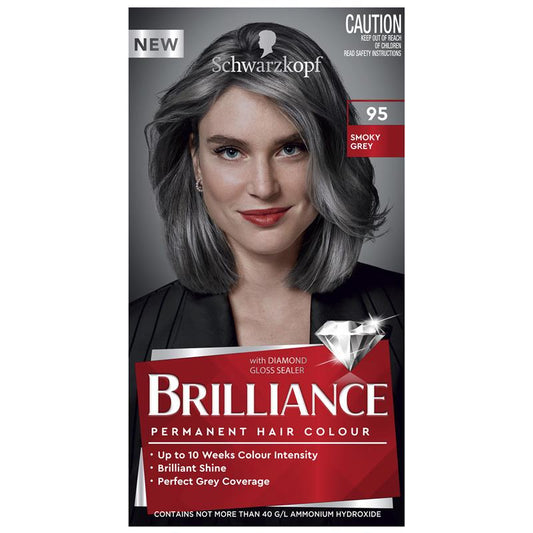 Schwarzkopf Brilliance 95 Smoky Grey - Permanent Hair Colour – view 2
