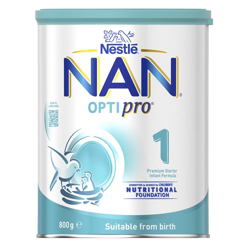 Nestle NAN OPTIPRO 1 Premium Starter Baby Infant Formula Powder - 800g