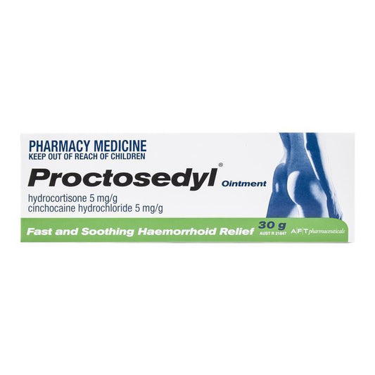 Proctosedyl Haemorrhoids Relief Ointment Cream - 30g-Auzzi Store