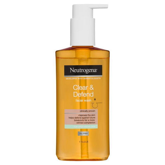 Neutrogena Clear & Defend Facial Wash - 200mL - Auzzi Store