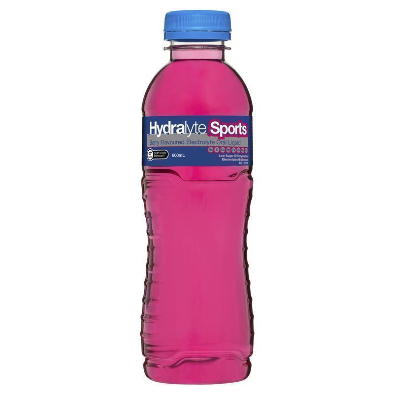 Hydralyte Sports Electrolyte Drink - Berry 600ml-Auzzi Store