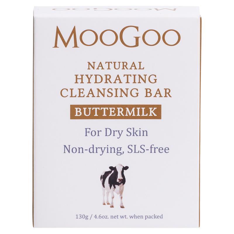 MooGoo Buttermilk Hydrating Cleansing Bar with Olive Oil 130g