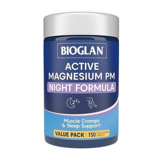 Bioglan Magnesium PM with California Poppy & Hops - 150 Tablets