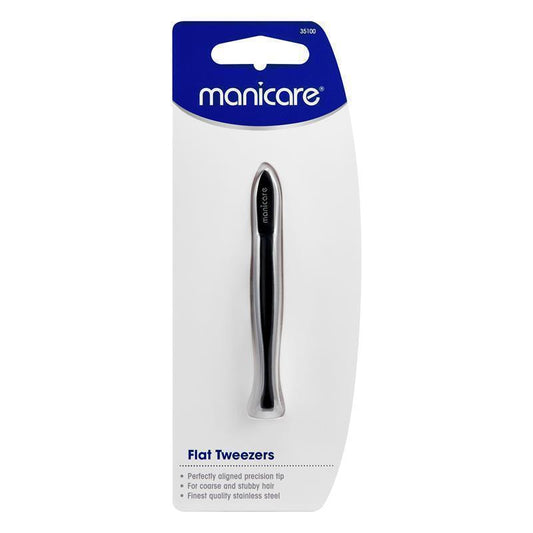 Manicare Flat Tweezers - Precision Tool for Perfect Grooming-Auzzi Store