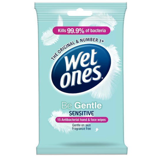 Wet Ones Be Gentle 15 Travel Pack - Sensitive Skin Hand Wipes-Auzzi Store