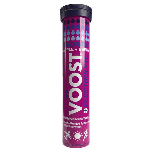 Voost Hydrate Apple + Berry Effervescent Tablets 20 Pack - Auzzistore