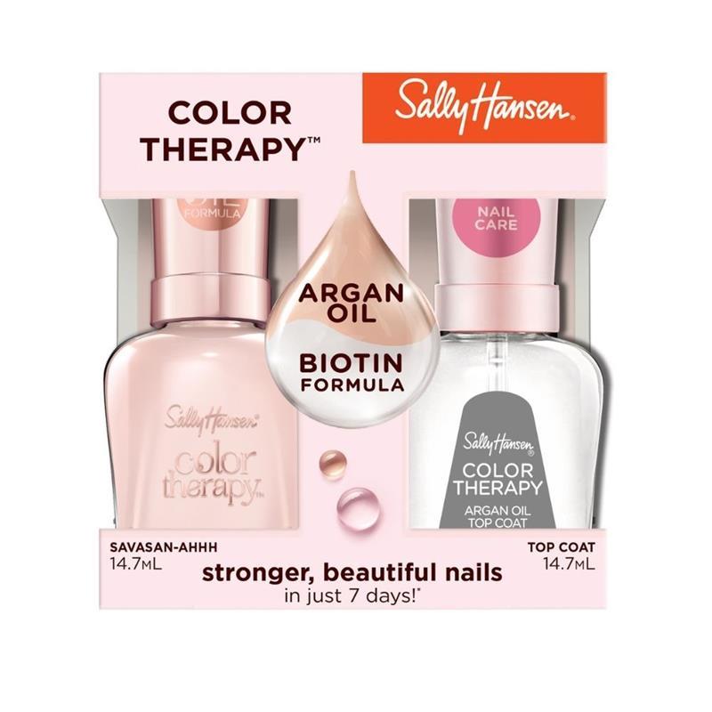 Sally Hansen Color Therapy Nail Polish Duo Pack Savasan-ahhh