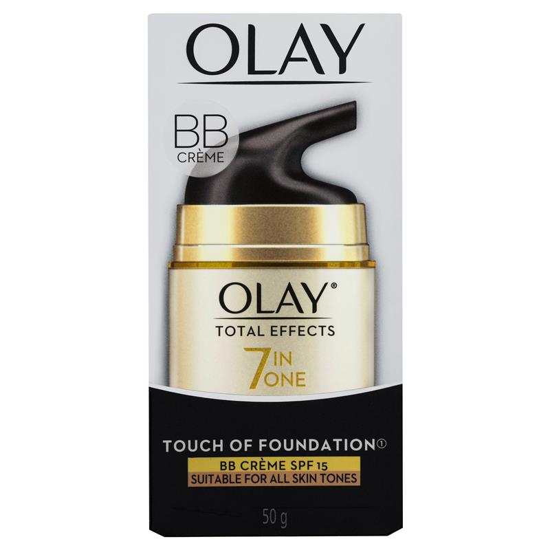 Olay Total Effects 7 in One Touch of Foundation BB Crème SPF 15 - 50 g-Auzzi Store