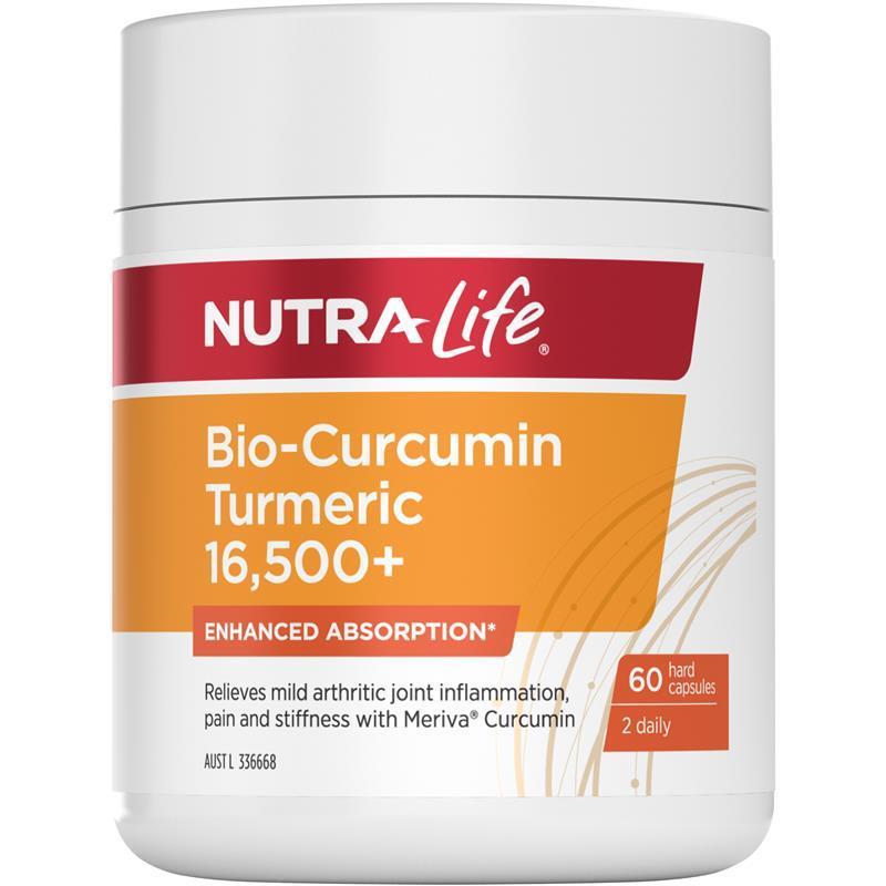 Nutra-Life Bio-Curcumin Turmeric with Meriva® & Vitamin C – 60 Capsules