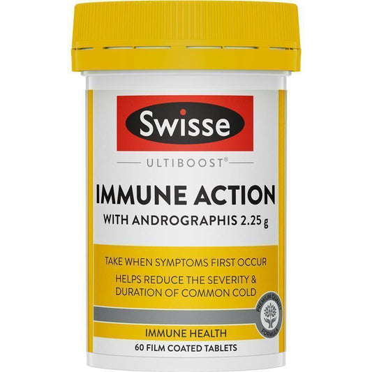 Swisse Immune Support with Andrographis & Vitamin C, 60 Tablets