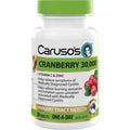 Caruso's Cranberry 30000 with Vitamin C & Zinc - 30 Tablets