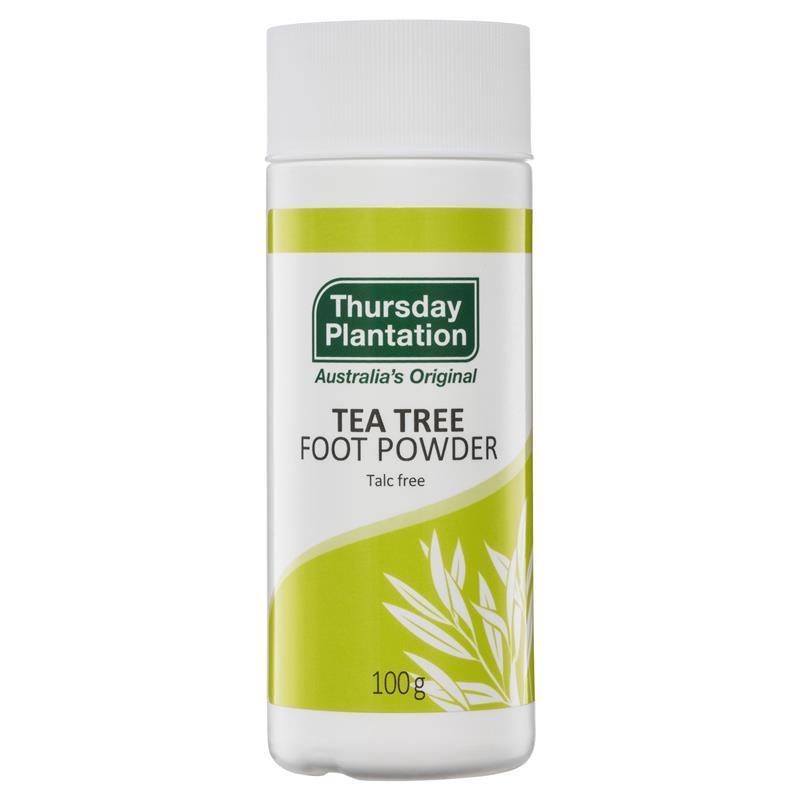 Thursday Plantation Tea Tree Foot Powder 100g – Anti-Odor, Moisture Control