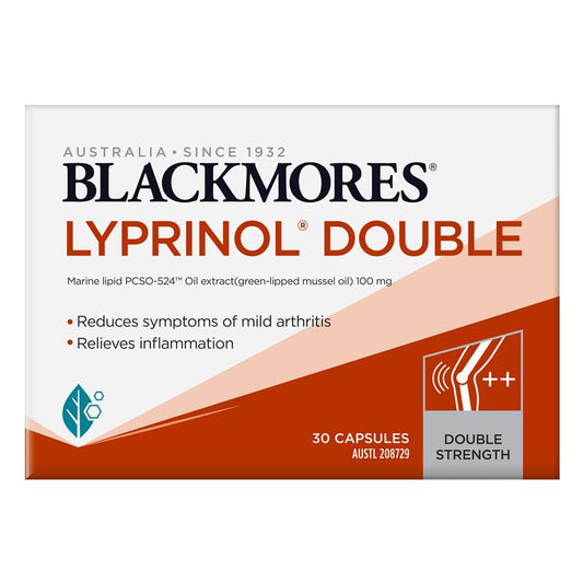 Blackmores Lyprinol Double Anti-Inflammatory Marine Oil 30 Capsules - Auzzistore
