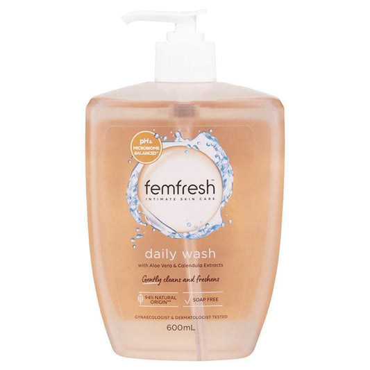 Femfresh pH Balanced Daily Intimate Wash 600ml – Aloe Vera & Calendula - Auzzistore