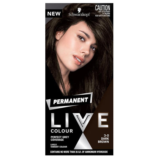 Schwarzkopf Live Colour Permanent Dark Brown Hair Dye - 50ml – view 2