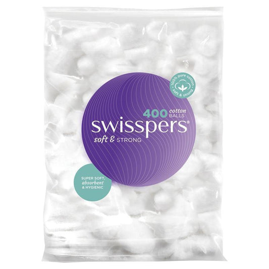 Swisspers Cotton Balls - 400 Pack-Auzzi Store