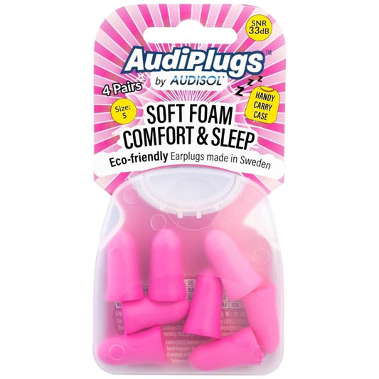 Audiplugs Soft Foam Comfort & Sleep Ear Plugs - 4 Pairs for Ultimate Relaxation - Auzzi Store