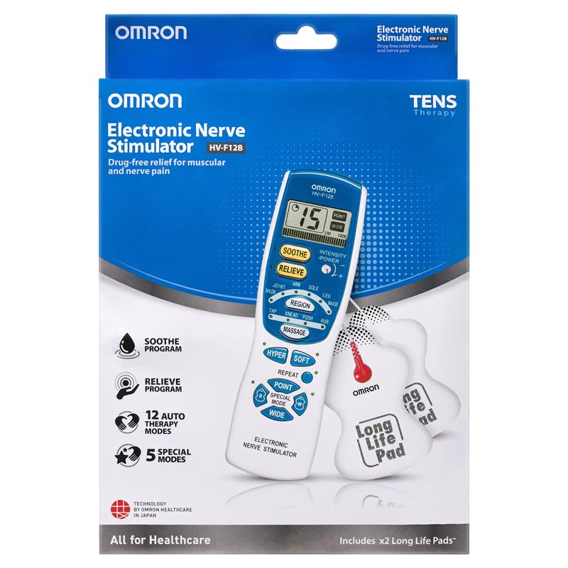 Omron TENS Unit HVF-128 - Premium Drug-Free Pain Relief Device-Auzzi Store